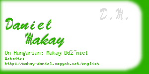 daniel makay business card